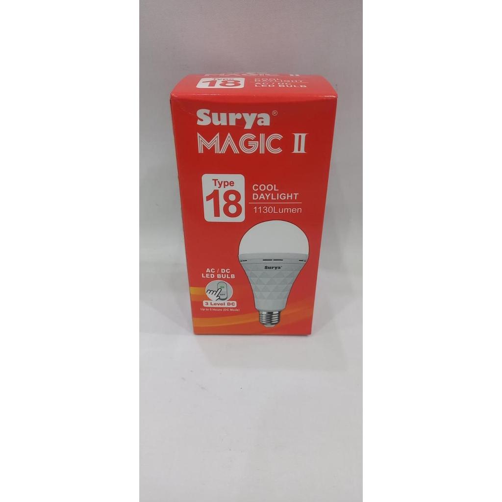 Lampu Emergency LED Bulb Surya Magic 18 watt Lampu Darurat Super Murah