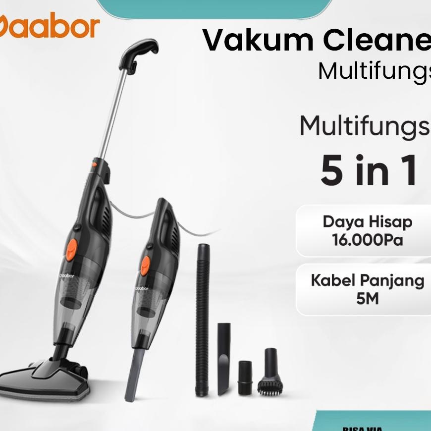 Vacum Cleaner Gaabor Penyedot Debu Multifungsi 2 In1 Low Watt Kapasitas 1.5 Ltr