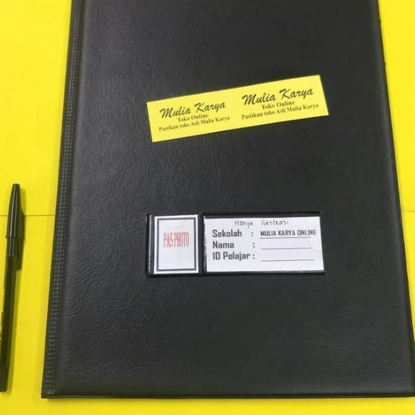 Map Dokumen Keeper Clear Holder 20 Cover Tebal Motif Kulit Yushinca / Dokumen Sampul Raport