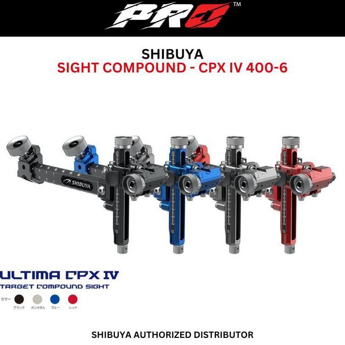 SHIBUYA CARBON SIGHT COMPOUND ULTIMA CPX IV 400-6 | FISIR SHIBUYA BUSUR COMPOUND | ALAT BIDIK ALAT P