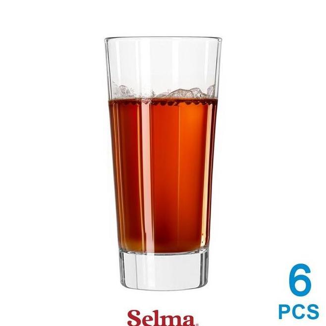 Selma Libbey Elan Gelas Kaca 414 Ml Set 6 Pcs Transparan Drinking Glass Water Glass Gelas Minum Gela