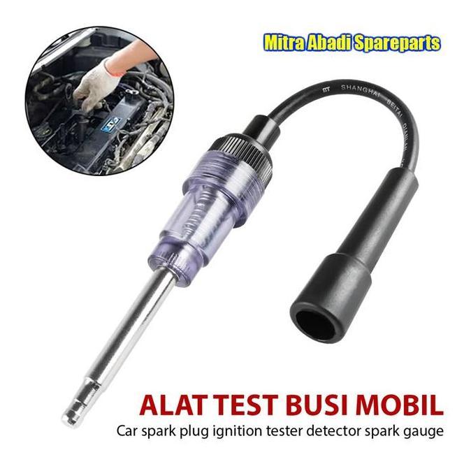 Alat Tes Busi Mobil / Alat Penguji Busi / Tester Penian Koil Busi / Car Spark Plug In-Line Ignition 