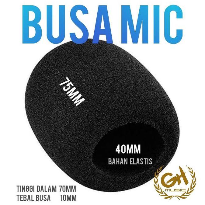 BUSA MIC WIND SHIELD FOAM CONDENSER MICROPHONE