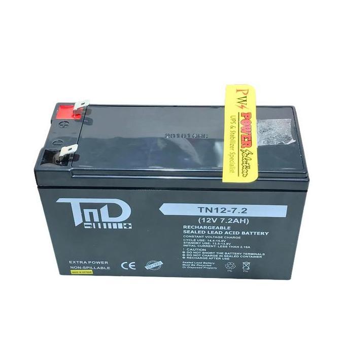Acc- Baterai Ups Battery Tnd 12V 7,2Ah / Aki Kering Tnd Tn12-7.2 ( Tnd 12V 7,2Ah )