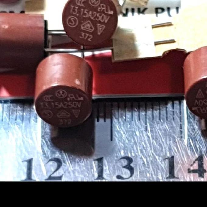 FUSE BULAT 3.15A 3,15A 250V SIKRING SILINDER PCB T3 3.15A250V PCMED