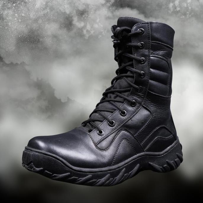 Army86 Sepatu PDL Black hawk Comando TNI Polri Security ASLI Boots kulit bisa di semir  Shoes Pria