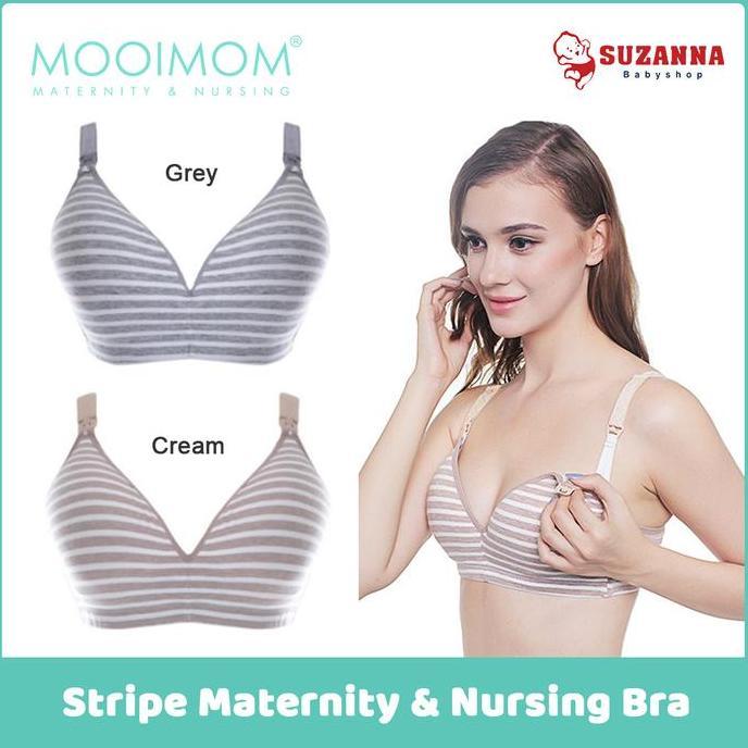 Mooimom Stripe Maternity & Nursing Bra - Bra Menyusui