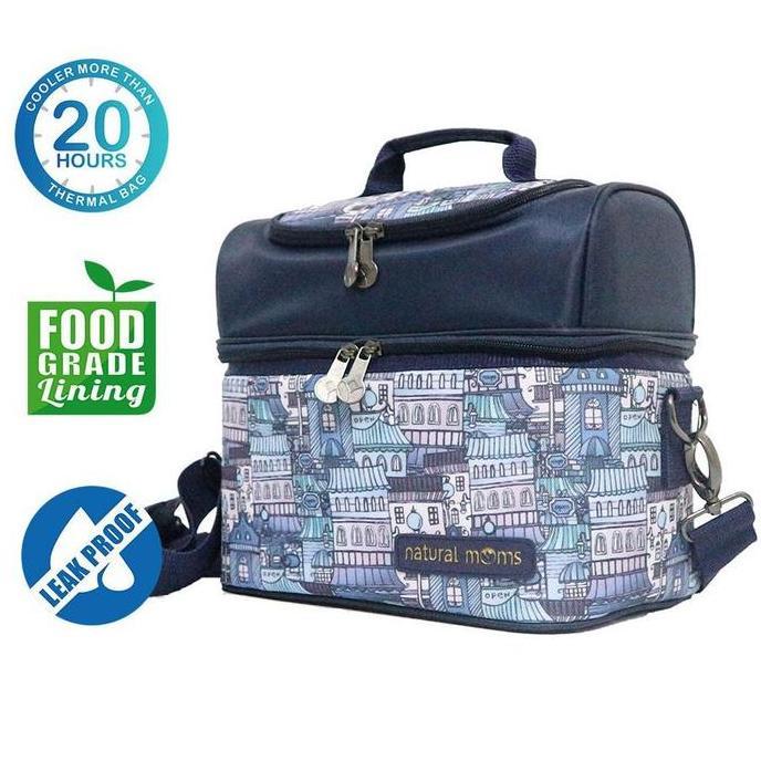 COOLER BAG NATURAL MOMS TOKYO CITY TAS ASI