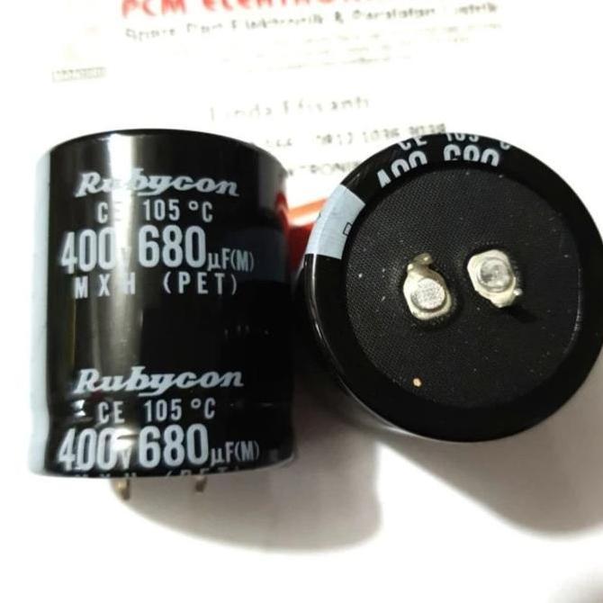 680UF 400V 680 UF 400 V ORIGINAL ELKO CAPASITOR PCMED