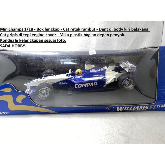 MINICHAMPS 1/18 FORMULA ONE WILLIAMS BMW FW23 NO 5 RALF SCHUMACHER MIX99