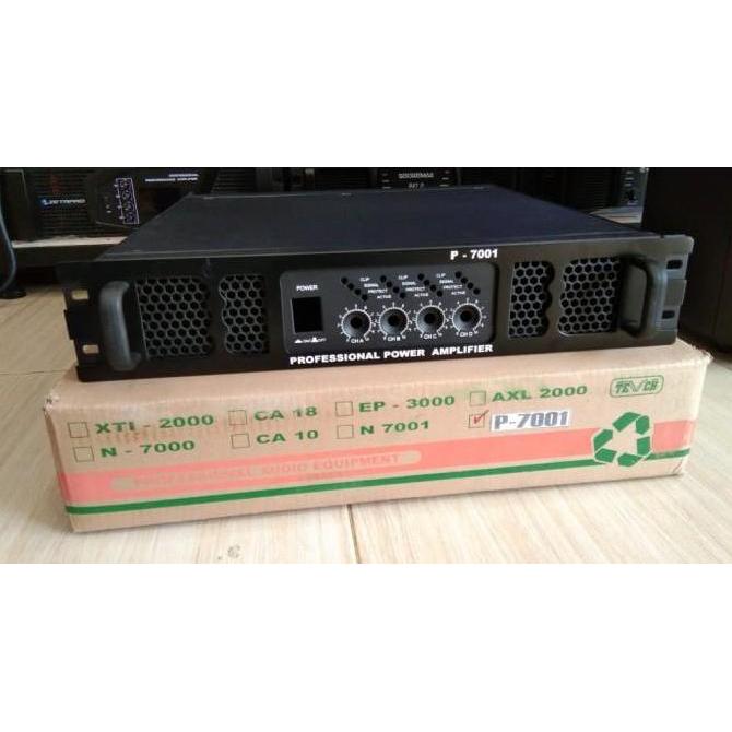 BOX POWER AMPLIFIER 4 CHANNEL P 7001 Box power amplifier 4ch P7001