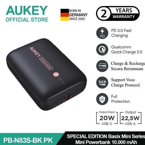Powerbank Aukey PB-N83S 10.000mAh PD 3.0 - 500824