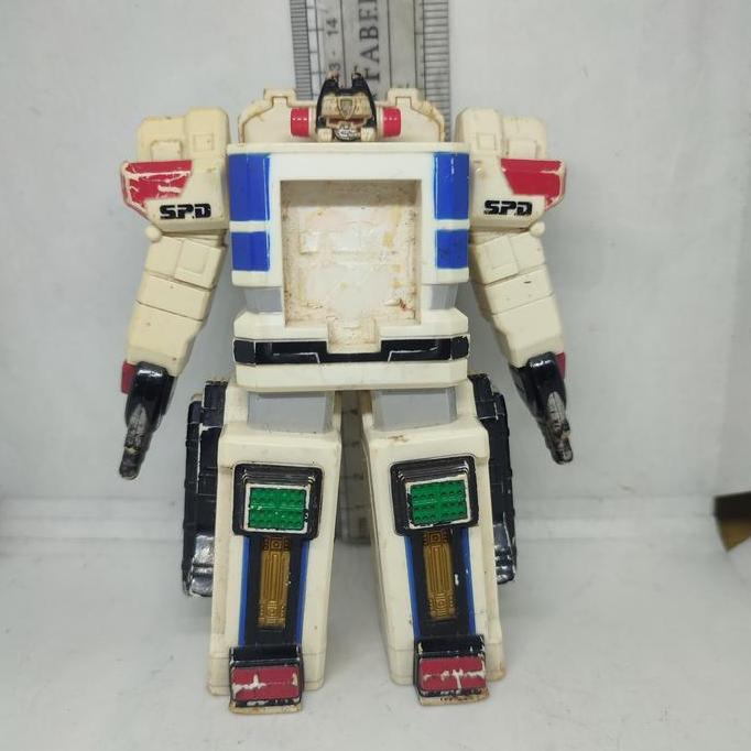 FIGURE 5' POWER RANGERS SPD MEGAZORD DELTA COMMAND ORI POPY JUNK PS99