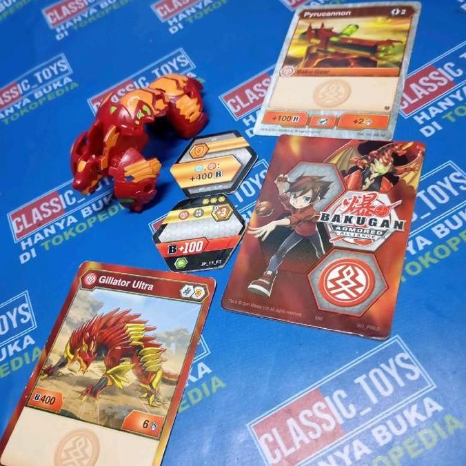 BAKUGAN BATTLE PLANET GILLATOR ULTRA SET TAKARA MIXX27