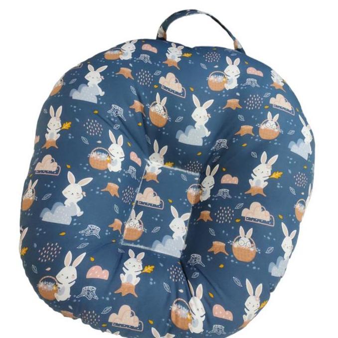 Sofa Bed Bayi - Bantal Sofa Baby - Kasur bayi - Biru