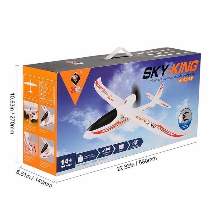 WLToys RC Pesawat F959S Sky King 3CH 2.4Ghz Remote Control
