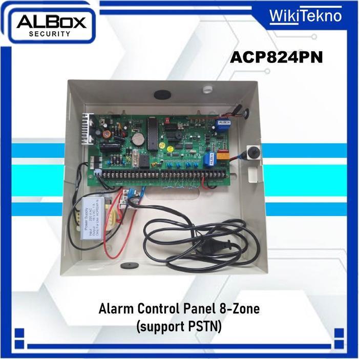 Panel Alarm 8 Zone Albox Acp824Pn Alarm Control Panel Acp 824 Pn New Stok
