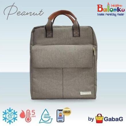 GabaG Tas Asi Backpack Cooler Bag 2 in 1 ( Laptop Fit) Zenia dan Peanut