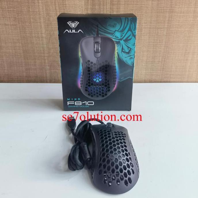NEW AULA WIND GAMING MOUSE HONEY COMB RGB (F810)