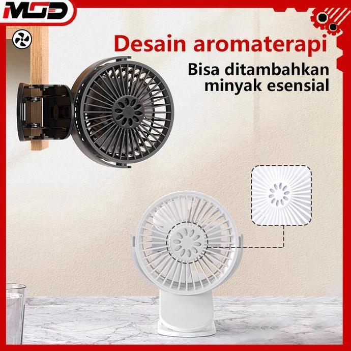 MOD Kipas Angin Listrik Mini Usb Kipas Jepit Dan Berdiri Kipas Meja Pengisian Daya Kipas Kecil Meja 