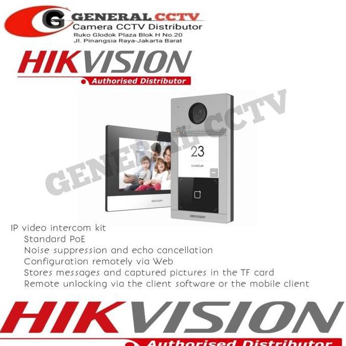 Video Intercom Hikvision DS-KIS604-P Station Pintu 2MP