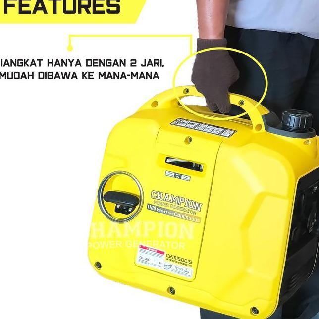 Genset 1 Watt Champion Mini Silent Inverter Cem 1Is Genset Mini 1 1200 Watt