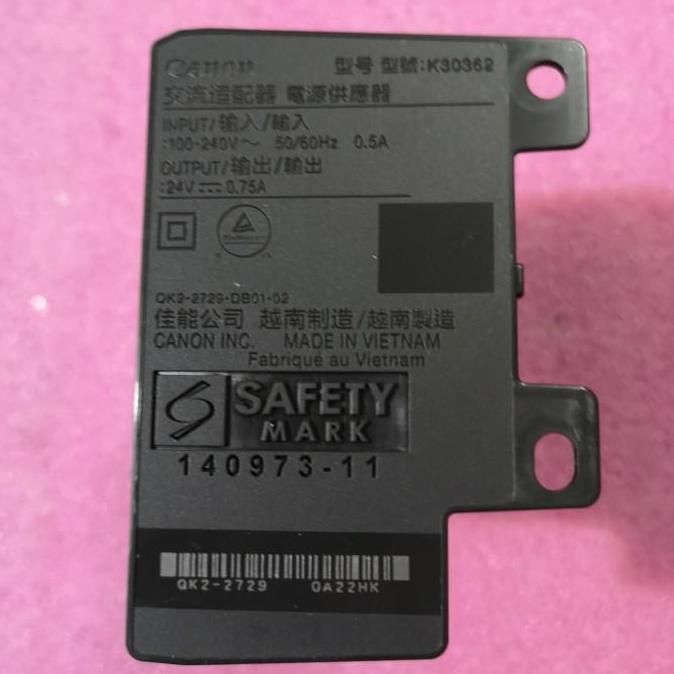 Power Adaptor TR4570s Canon MX497 Sparepart Printer MX497 / Tr4570 Canon E480 E4270