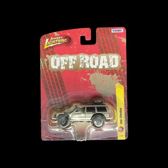 JOHNNY LIGHTNING OFF ROAD JEEP CHEROKE 22 ABU GOLD TOMY RG99