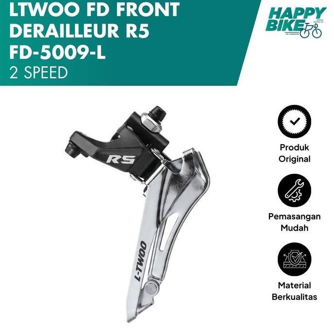LTWOO FD FRONT DERAILLEUR R5 2 SPEED FD-5009-L SEPEDA SIAP KIRIM