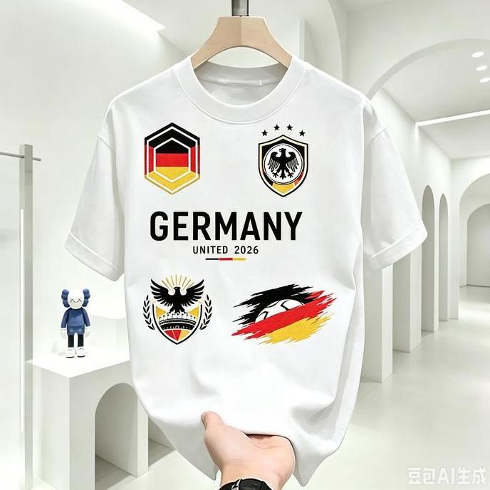 (COD)Kaos Timnas Jerman Piala Dunia  Timnas Jerman Baju Sepak Bola Pria Wanita#C10AX