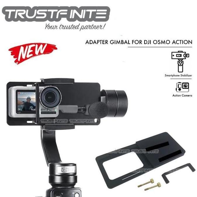 Adapter Mount Plate DJI Osmo Action GoPro Yi Brica for Osmo Zhiyun Moz