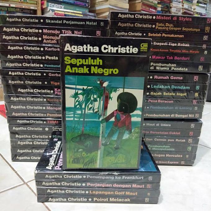 PREMIUM / novel Agatha Christie 1 set 64 buku lengkap