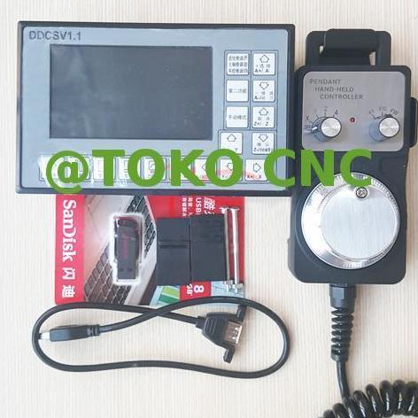 500KHZ CNC 3 AXIS OFFLINE MOTION CONTROLLER + MPG HANDWHEEL PLC CNC AUTOMA