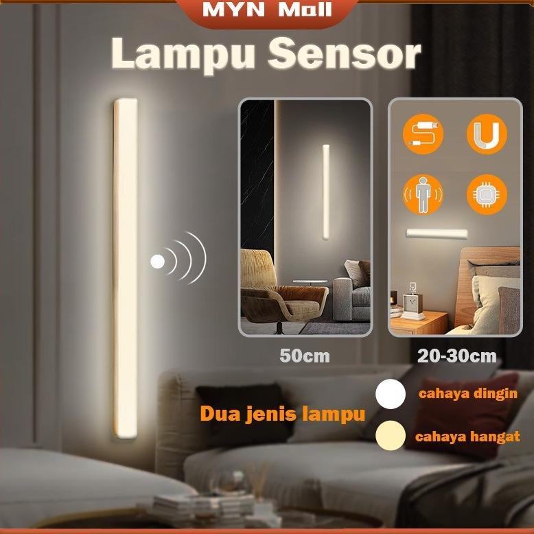 Cash Back Lampu Tl Led Sensor Gerak Magnetic Motion Sensor Lampu Stick Panjang 10,20,30-50 Cm Dapat 