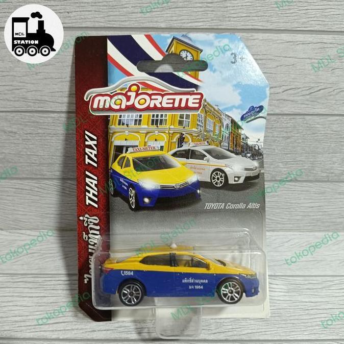 MAJORETTE THAI TAXI DIECAST - TOYOTA COROLLA ALTIS MDLS27