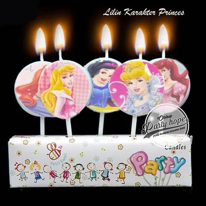 MGC lilin ulang tahun princes / lilin karakter princes / lilin princes