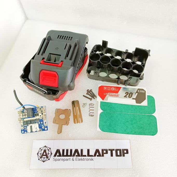 Case Baterai 18650 Cordless Soket Lxt Makita 15Cell Tools Bor Set Bms