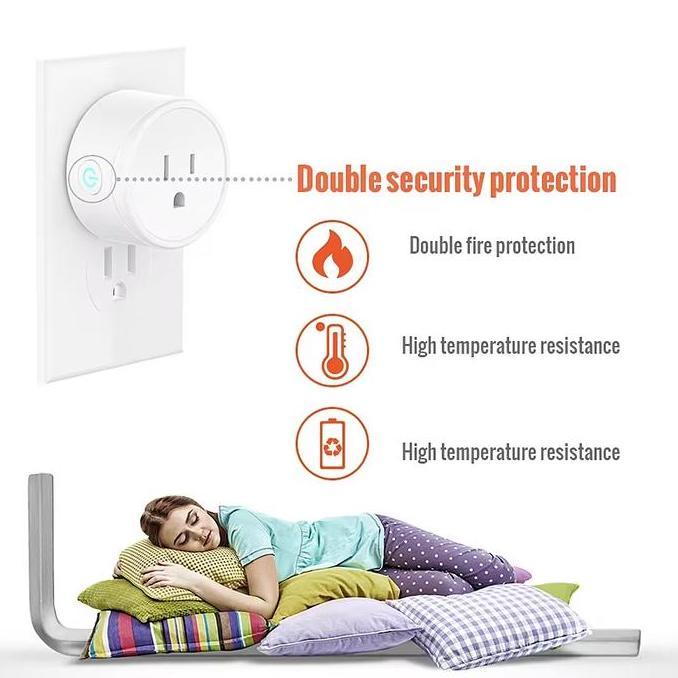 Sezo- Tuya Smart Plug Wifi | Tuya Wifi Smart Home | Steker Ac Kaki 3 Monitor