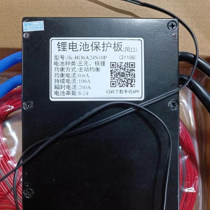 Bms Jikong Smart Active Bms 8S 16S 20S 24S 100A Lifepo4 Lto 3.2V 3.7V