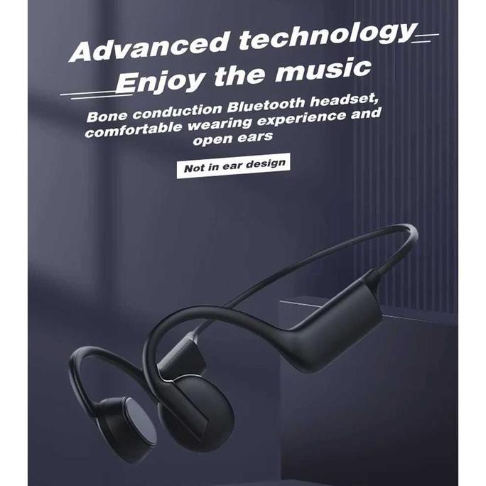 Earphone Bone Conduction Open Ear Wireless Bluetooth Ipx5