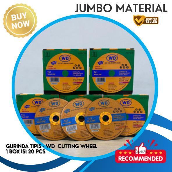 Batu Gurinda WD Batu Gerinda WD Batu Potong WD Batu Gerinda WD 4" WD Cutting Wheel 4" inch - Mata Ge