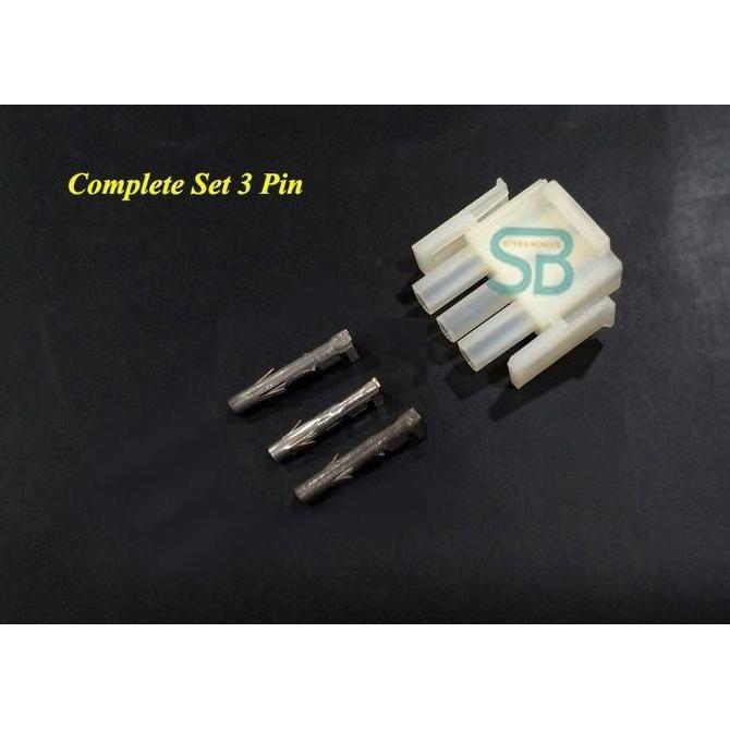 DA29 - konektor 3 pin trafo socket 3 pin trafo power supply Konektor 3 Pin Konektor Molek 3 Kabel Ko