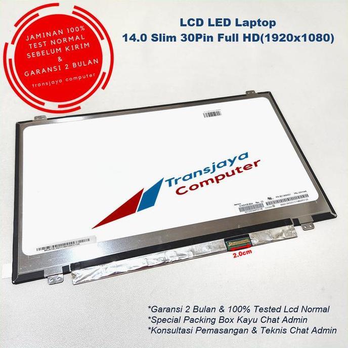 Layar Laptop LED LCD Acer Aspire E5-475 E5-475G E5-476 E5-476G Z476 LED 14.0 Slim 30pin