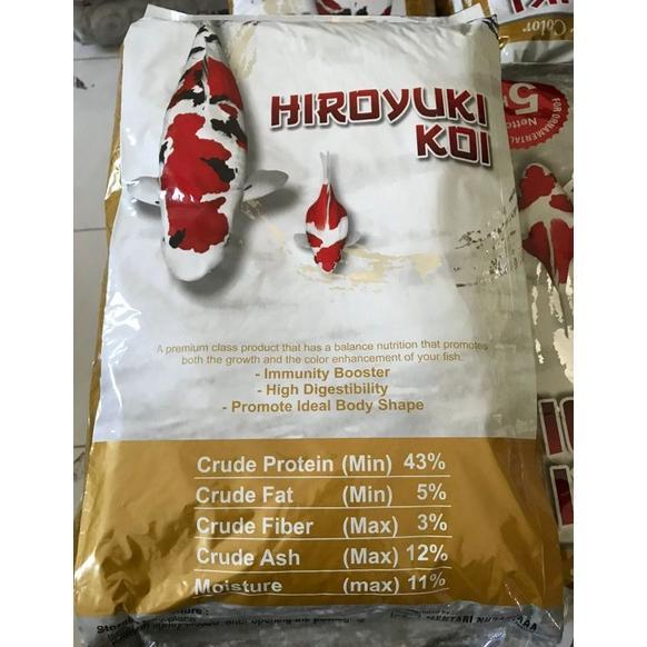 GROSIR TERMURAH HIROYUKI Pakan Ikan Koi Growth & Color 5kg pencerah warna | Makanan ikan premium | M
