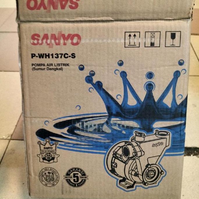 Promo Pompa sumur dangkal SANYO PWH 137C / SANYO PWH 137C (Manual) Diskon