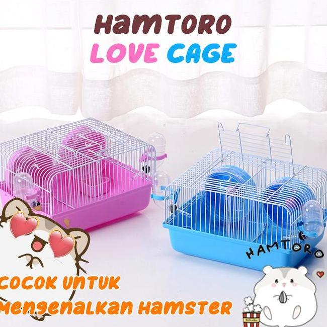 Hamtoro Love Cage Kandang Double Untuk Hamster Kawin