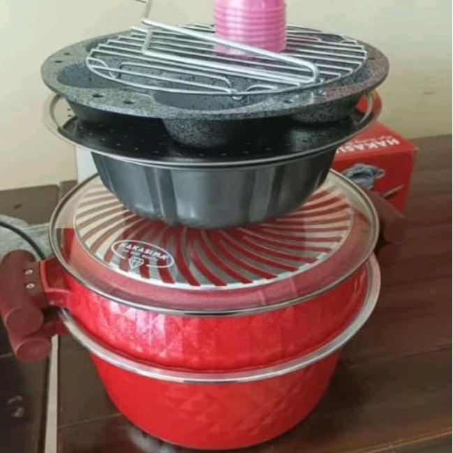 PREMIUM / Panci set serbaguna HAKASIMA DIAMOND PAN.