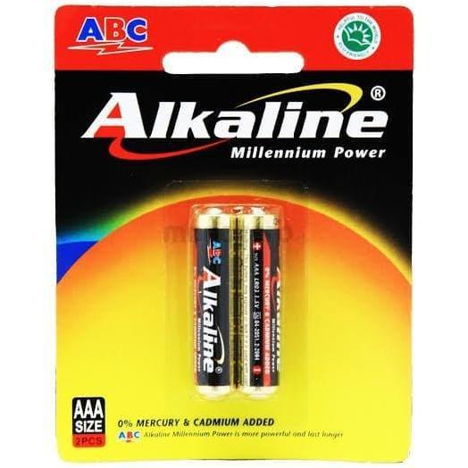 Baterai Batre Battery Kecil ABC Alkaline Aaa A3 Alkalin untuk remot Alqshop