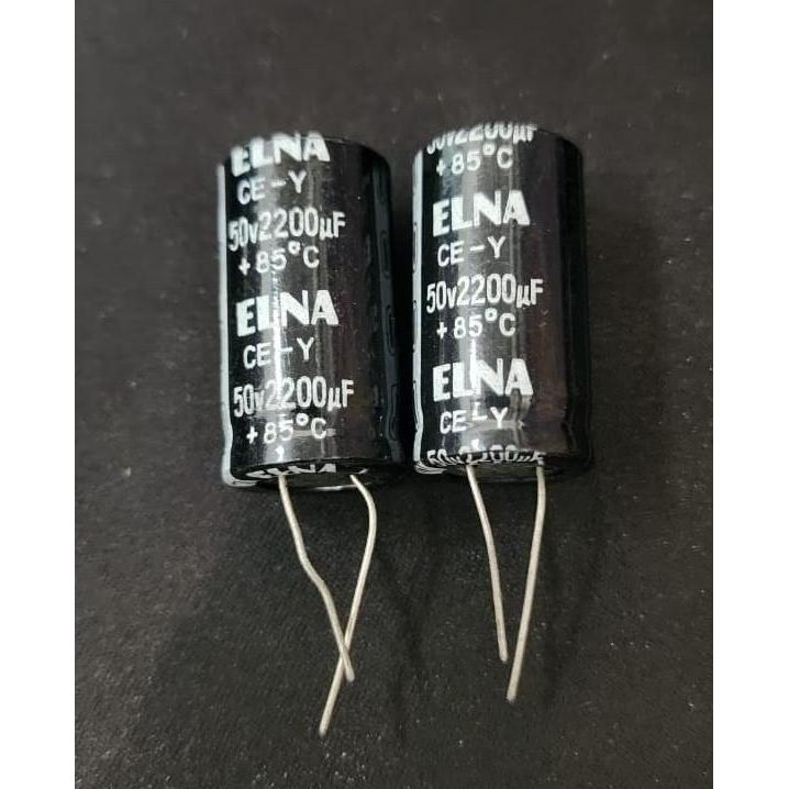 BEJ27 ELCO CAPACITOR 2200UF 50V ELNA CE-Y - ORIGINAL