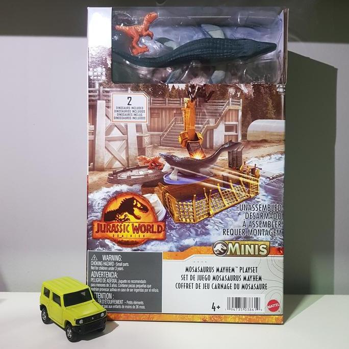 Jurassic world Dominion Minis Mosaurus Mayhem playset mattel original